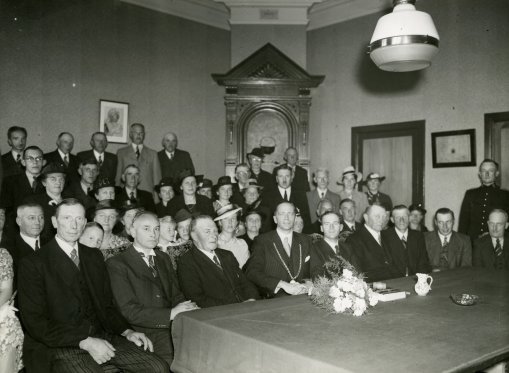 Raadhuis laatste raadsvergadering 31 juli 1941